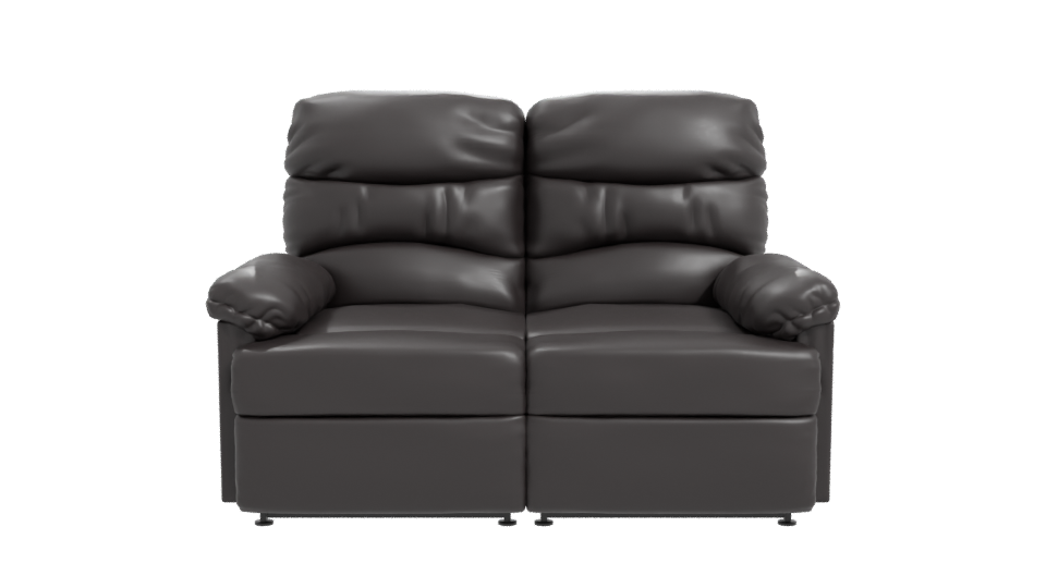 Comfortable Leather Loveseat Model - Professional 3D Model Render 11