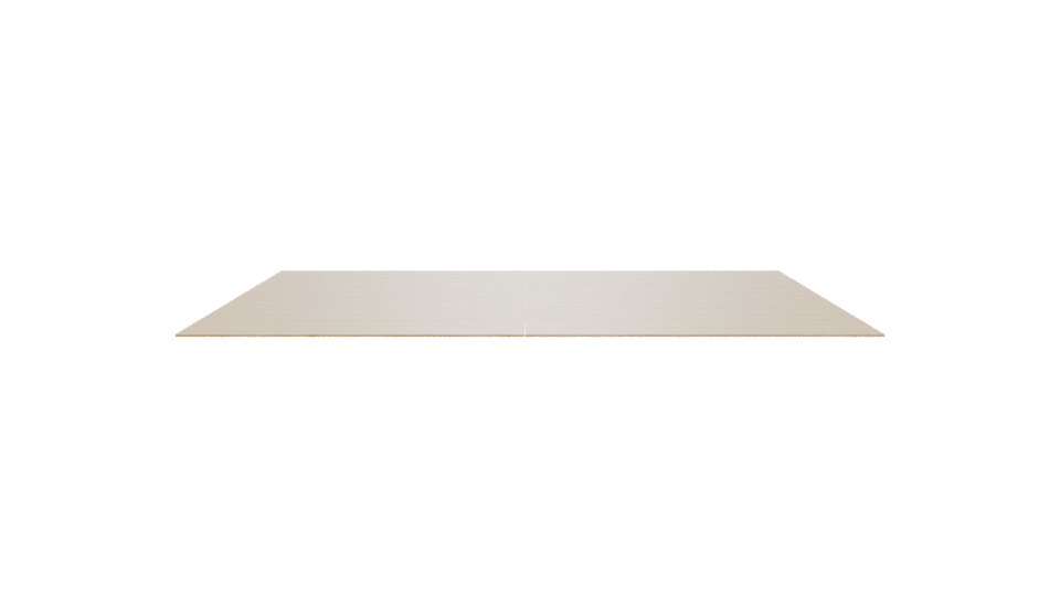 Minimalist Wooden Rectangular Table - Professional 3D Model Render 11