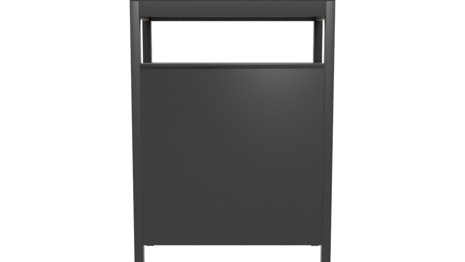 Stylish Wooden Cabinet 3D Model - Professional 3D Model Render 5