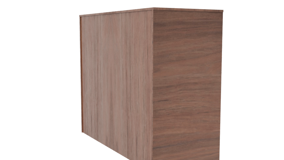 Contemporary Wooden Storage Cabinet 3D - Professional 3D Model Render 7