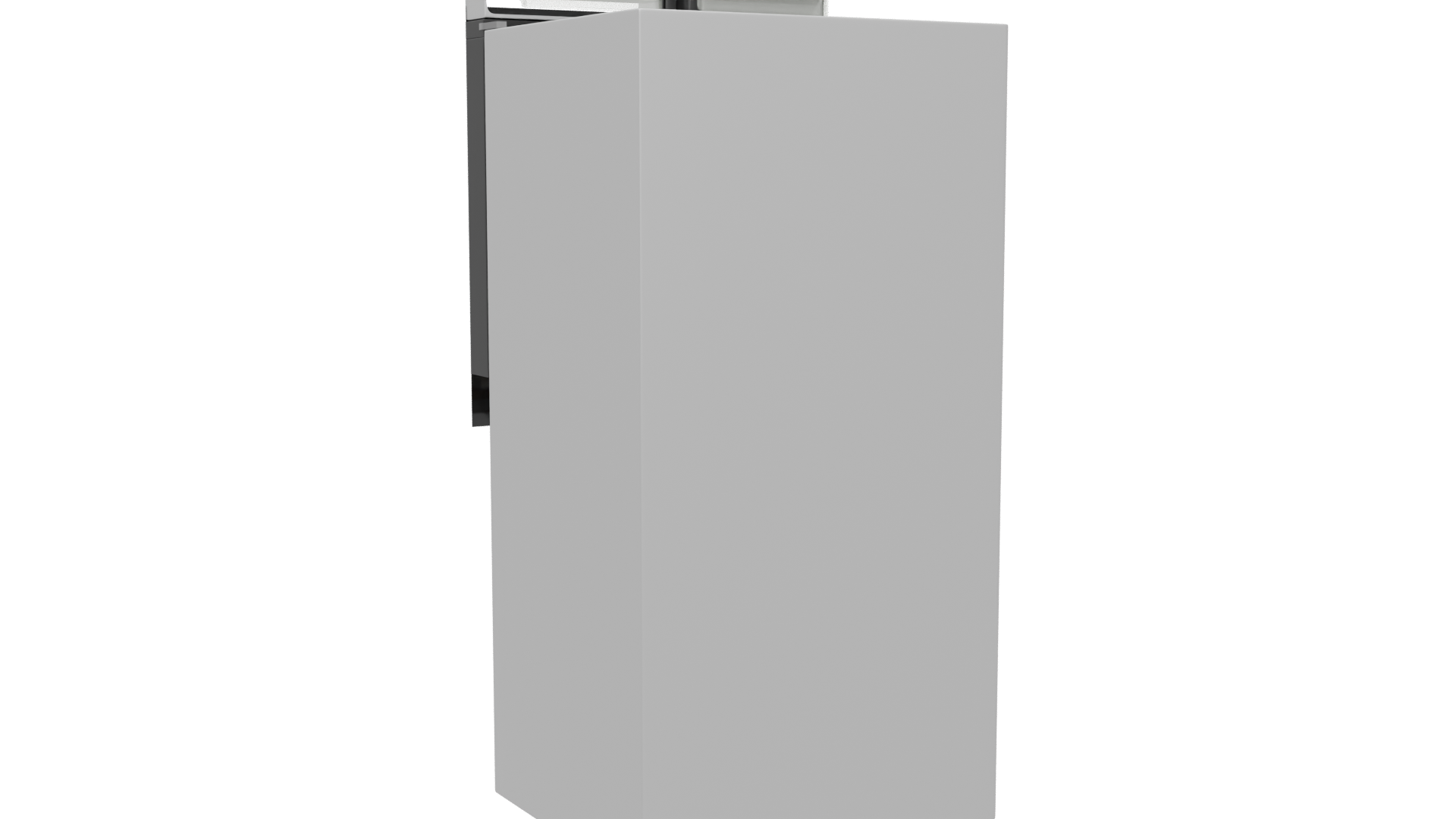 Stylish Modern Refrigerator 3D - Professional 3D Model Render 4