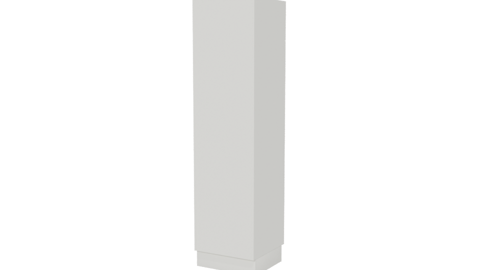Minimalistic Tall Container 3D Model - Professional 3D Model Render 6