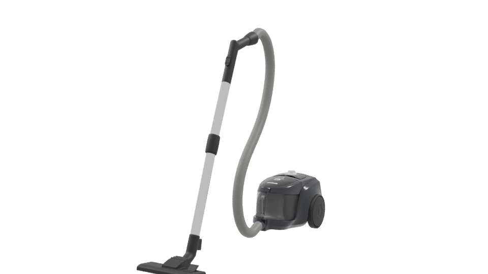 Compact Cylinder Vacuum Cleaner 3D - Professional 3D Model Render 9
