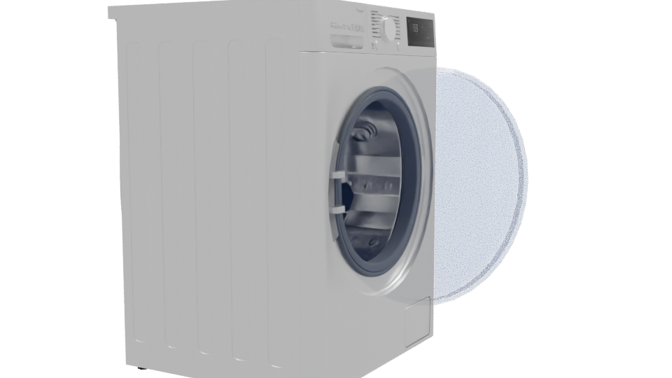 Front-Loading Washing Machine 3D - Professional 3D Model Render 9