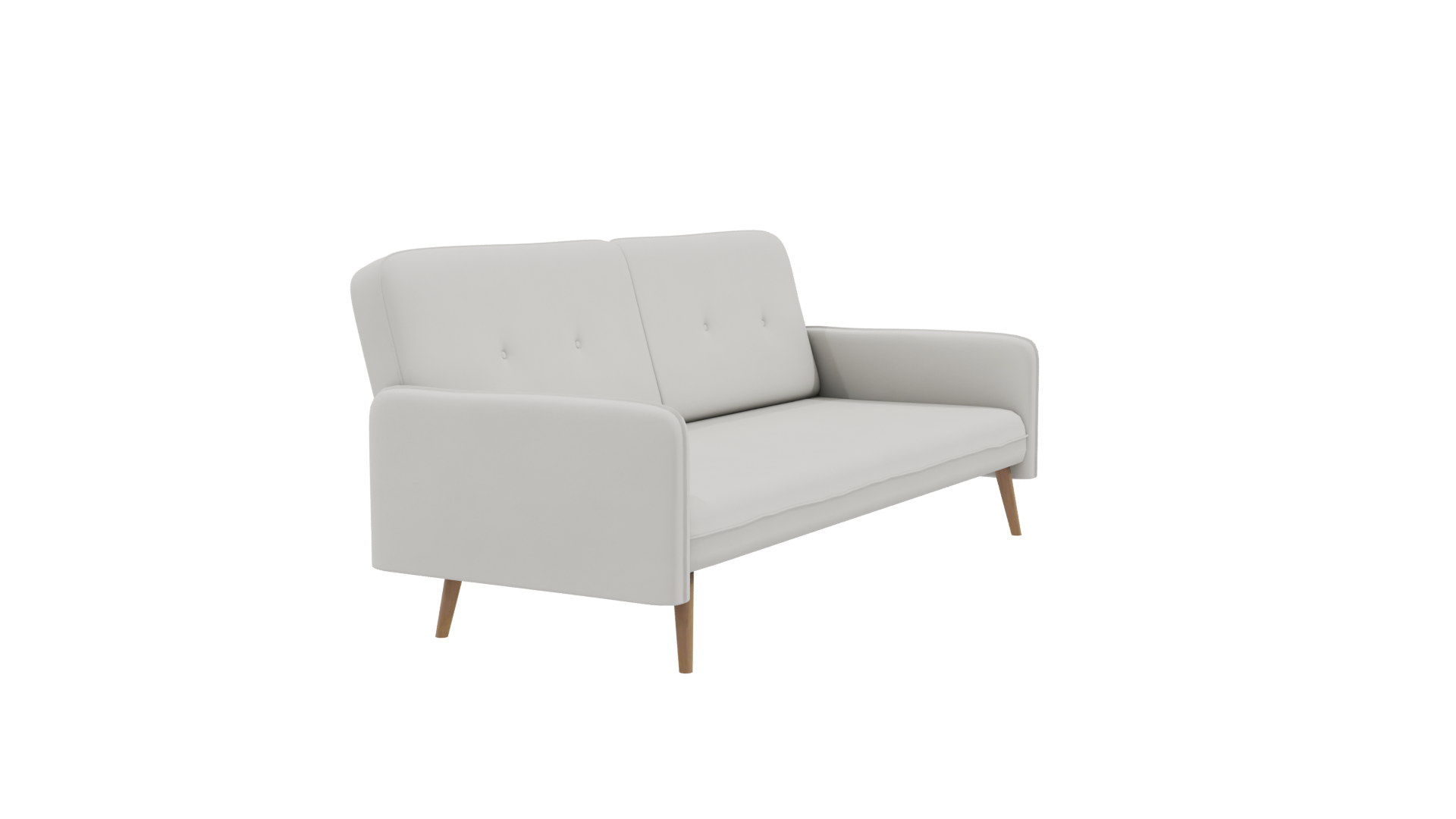 Minimalist White Sofa 3D Model - Professional 3D Model Render 21