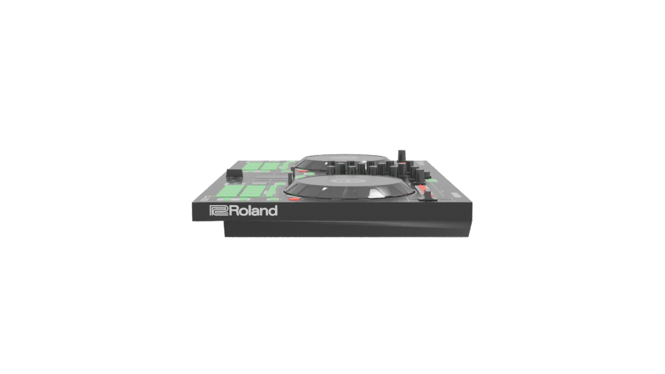 Compact DJ Controller 3D Model - Professional 3D Model Render 2