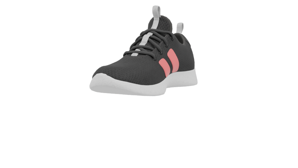 Stylish Modern Sports Shoes 3D - Professional 3D Model Render 3
