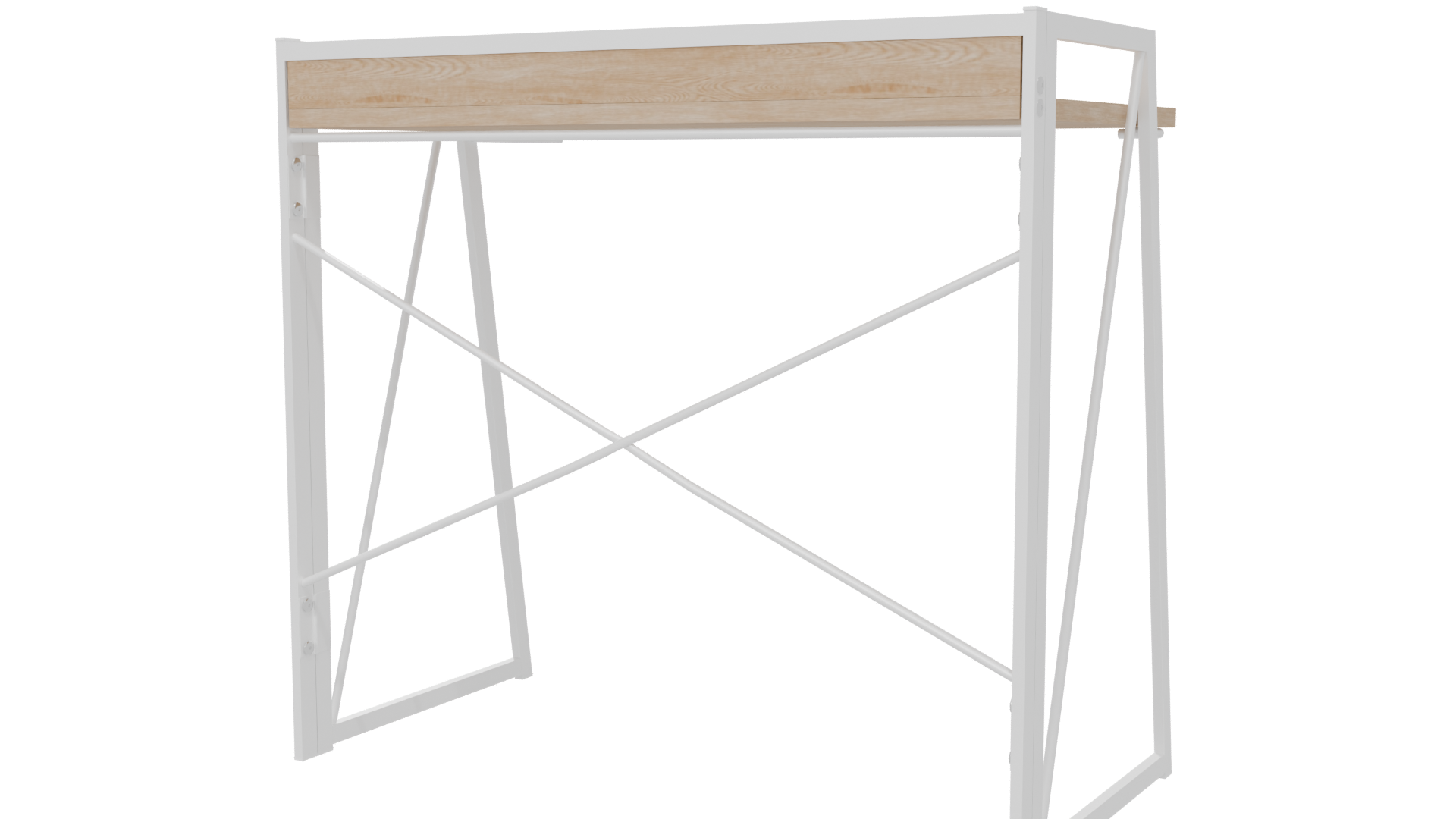 Minimalist Office Desk 3D Model - Professional 3D Model Render 6