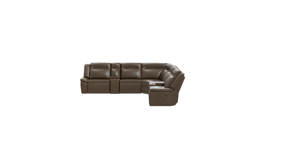 Luxurious Modern Sectional Sofa 3D - Professional 3D Model Render 11