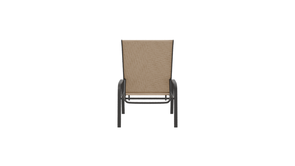 Stylish Outdoor Lounger Model - Professional 3D Model Render 8
