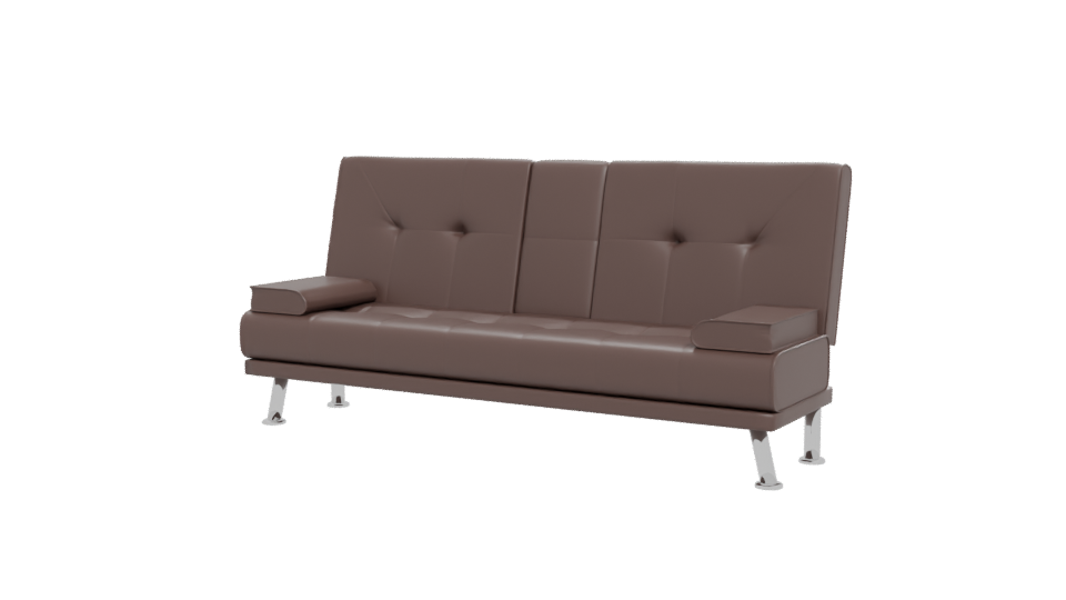Stylish Brown Sofa Model 3D - Professional 3D Model Render 12