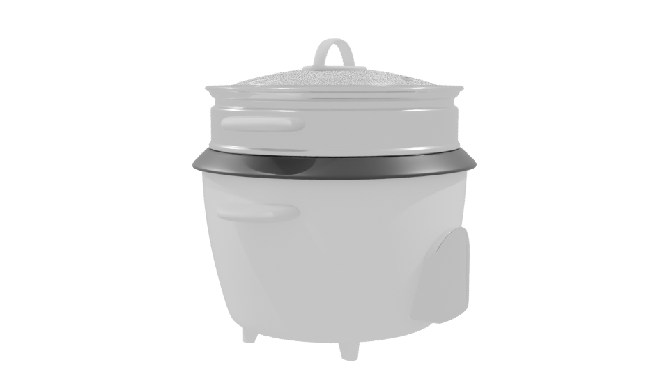 Versatile Electric Steamer Model - Professional 3D Model Render 9