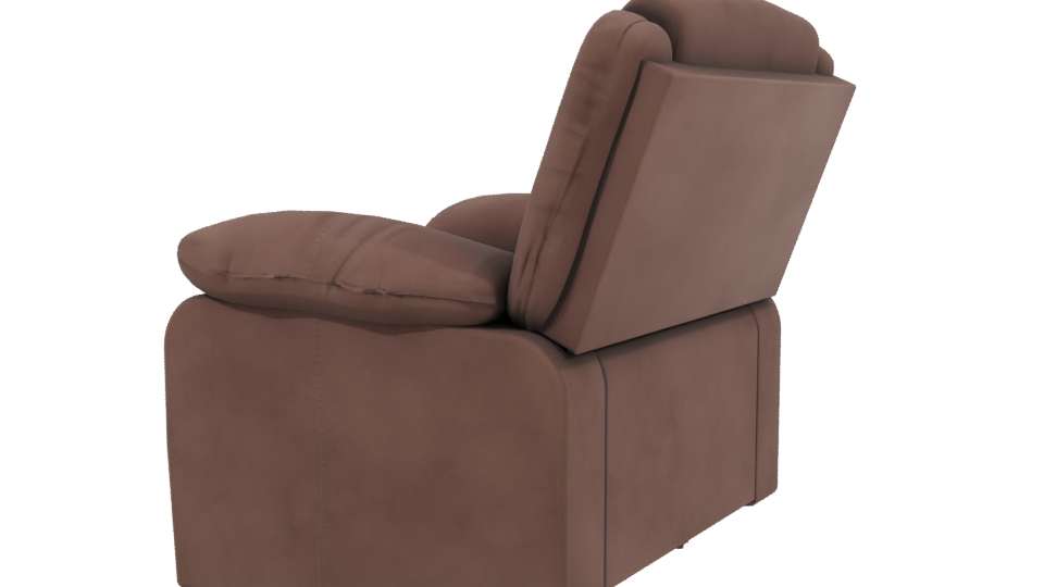 Stylish Recliner Chair 3D Model - Professional 3D Model Render 3