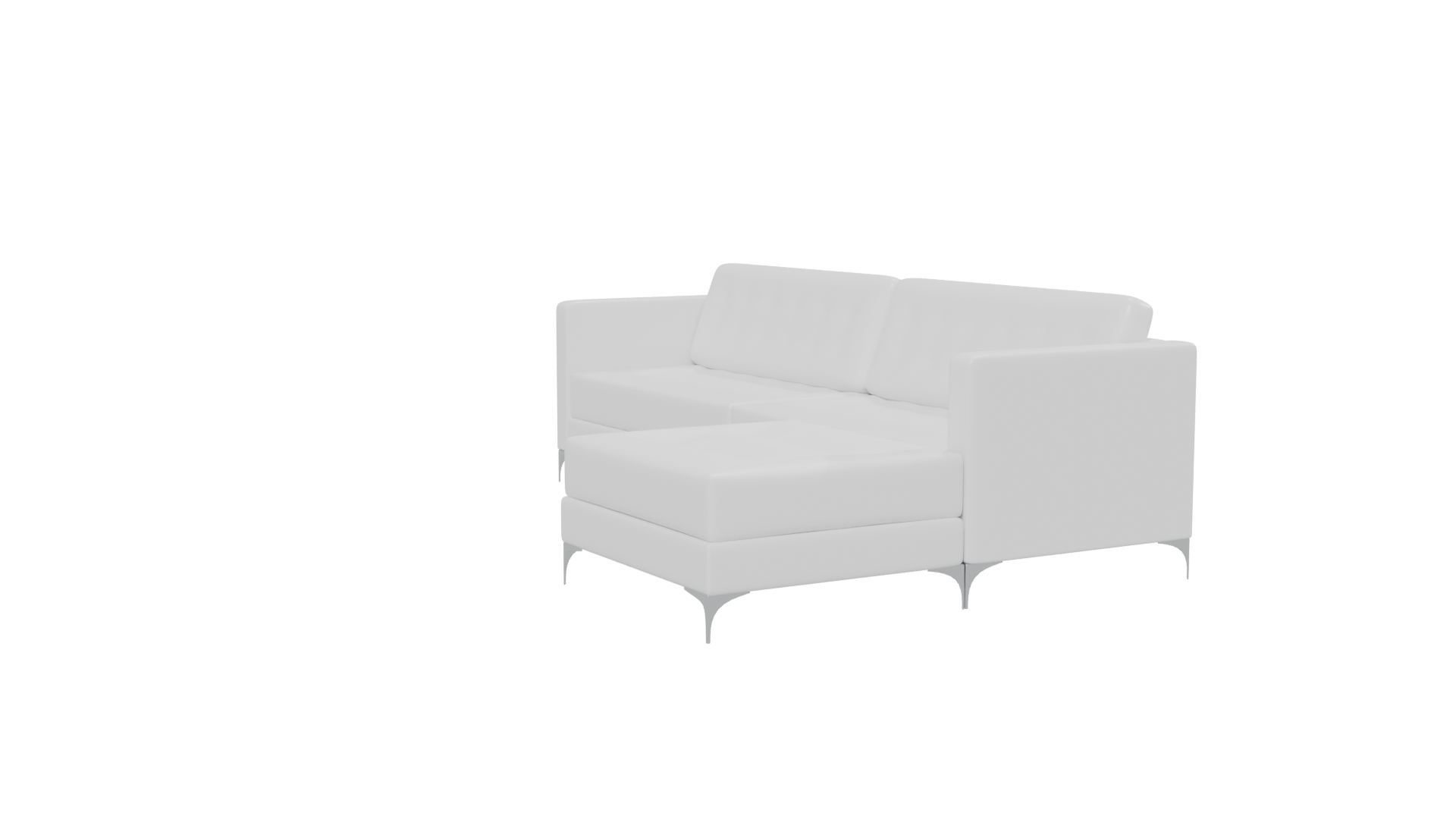 Stylish Minimalist Sofa Set - Professional 3D Model Render 13