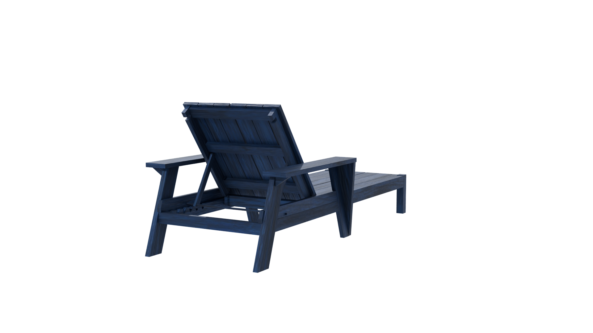 Stylish Outdoor Lounge Chair 3D - Professional 3D Model Render 6