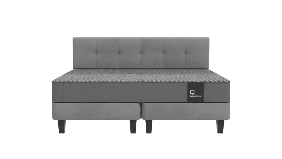 Elegant Bed with Headboard 3D - Professional 3D Model Render 11