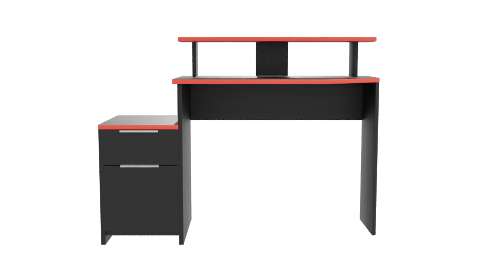 Stylish Modern Desk with Drawer 3D Model - Professional 3D Model Render 11