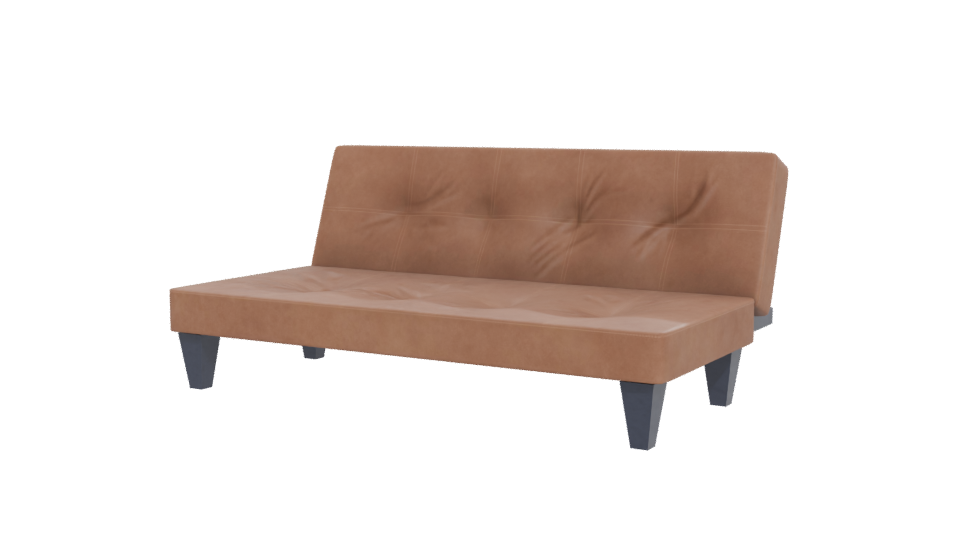 Stylish Convertible Sofa 3D Model - Professional 3D Model Render 12