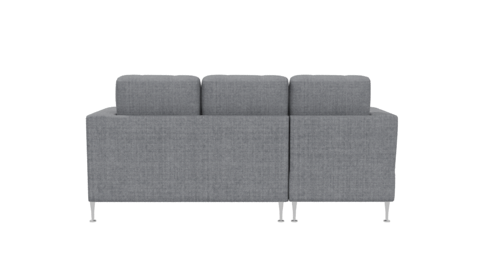 Contemporary Fabric Sectional Sofa 3D Model - Professional 3D Model Render 5