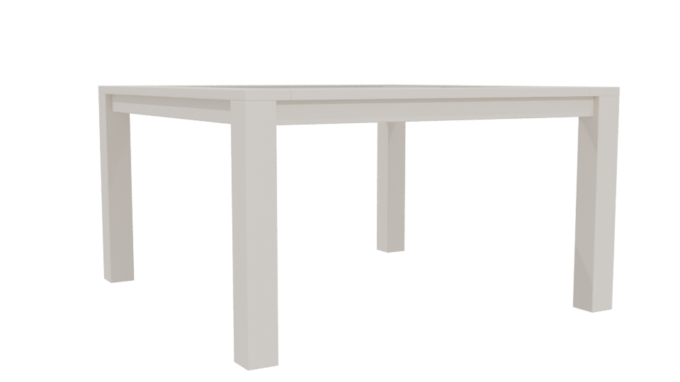 Modern Square Dining Table 3D - Professional 3D Model Render 4