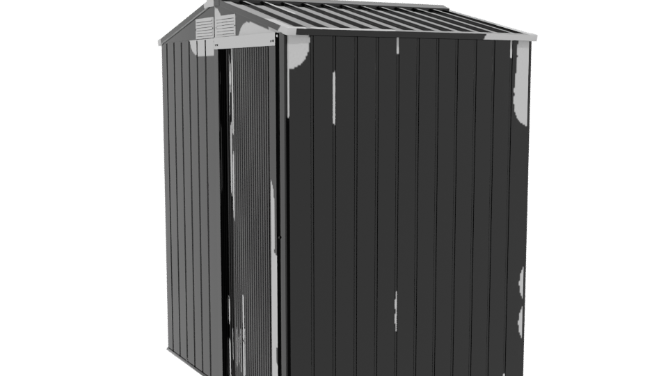 Garden Storage Shed 3D Model - Professional 3D Model Render 13
