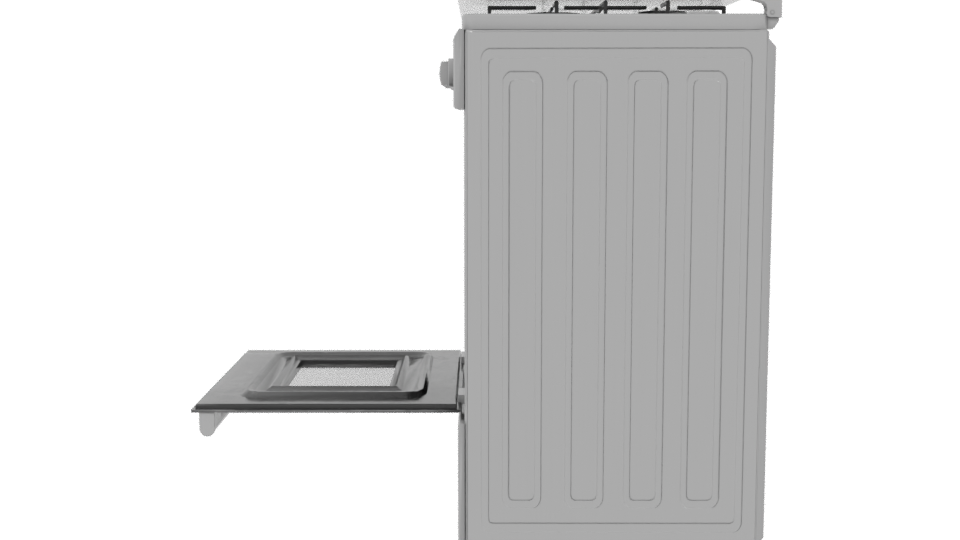 Realistic Kitchen Oven 3D Model - Professional 3D Model Render 2