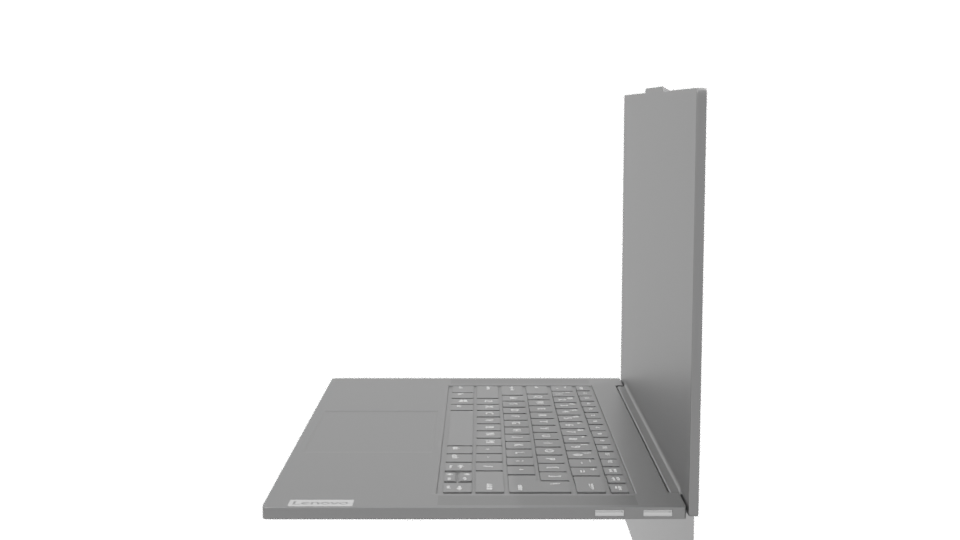 Sleek Laptop 3D Model - Professional 3D Model Render 2