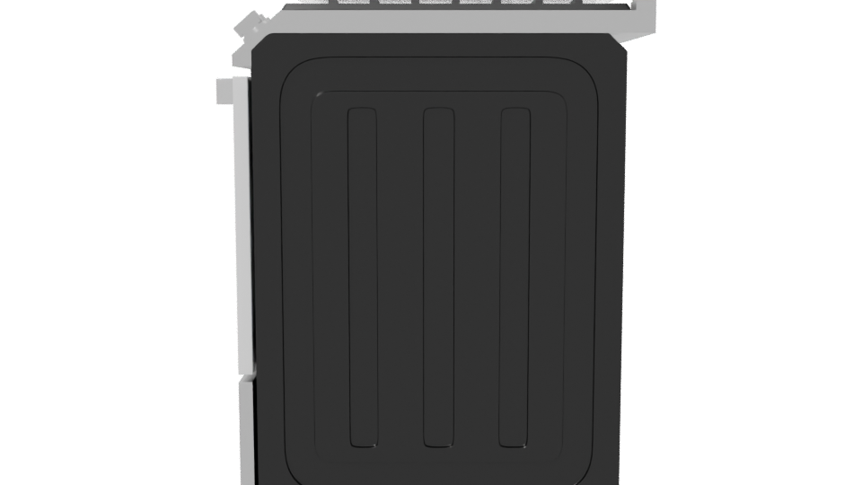 Sleek Modern Gas Range 3D - Professional 3D Model Render 2