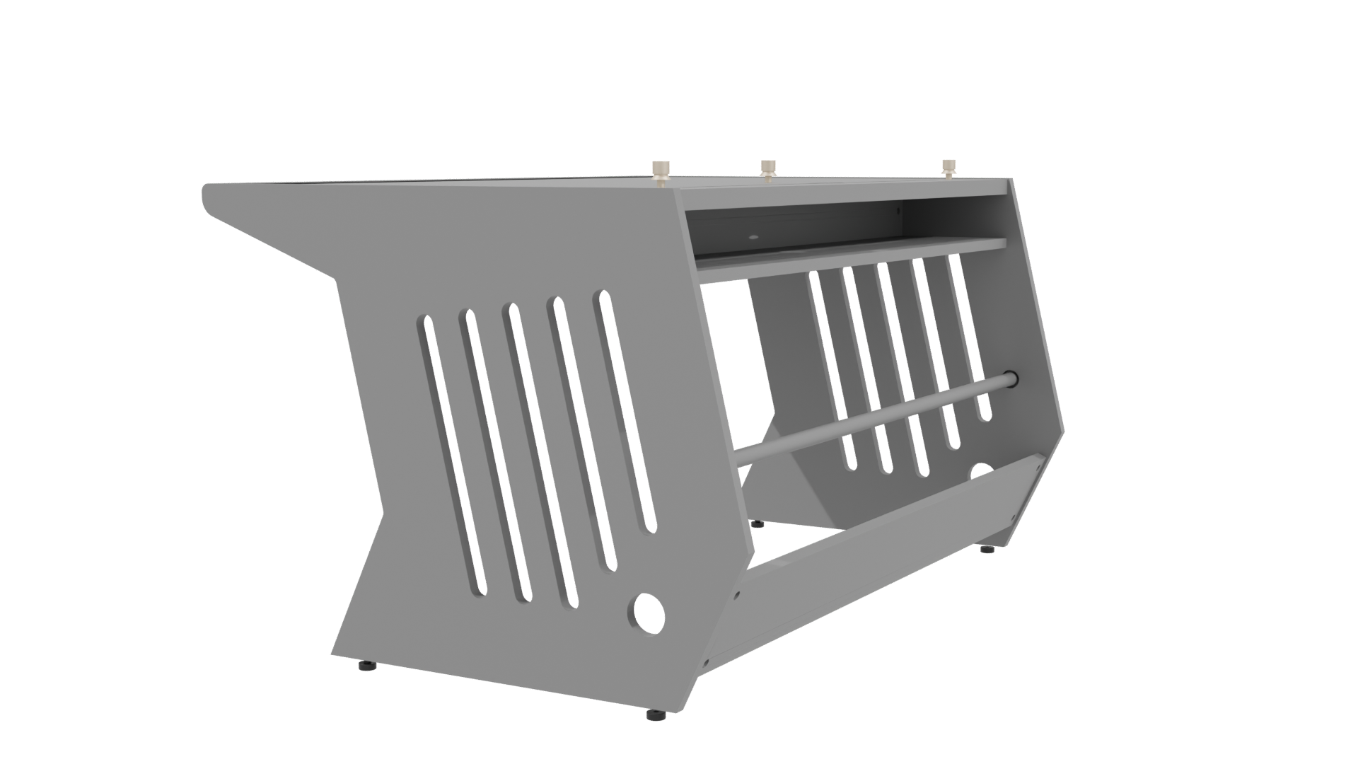 Sleek Modern Office Table 3D - Professional 3D Model Render 3