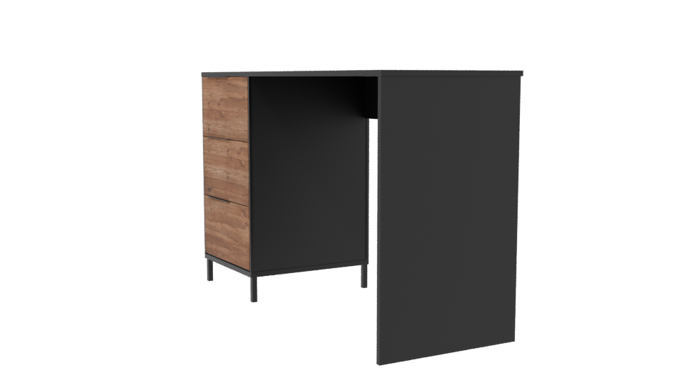 Stylish Modern Desk 3D Model - Professional 3D Model Render 13