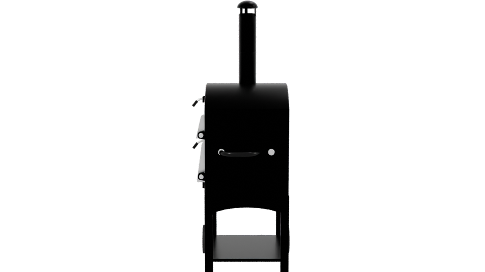 Charcoal Grill 3D Model - Professional 3D Model Render 2