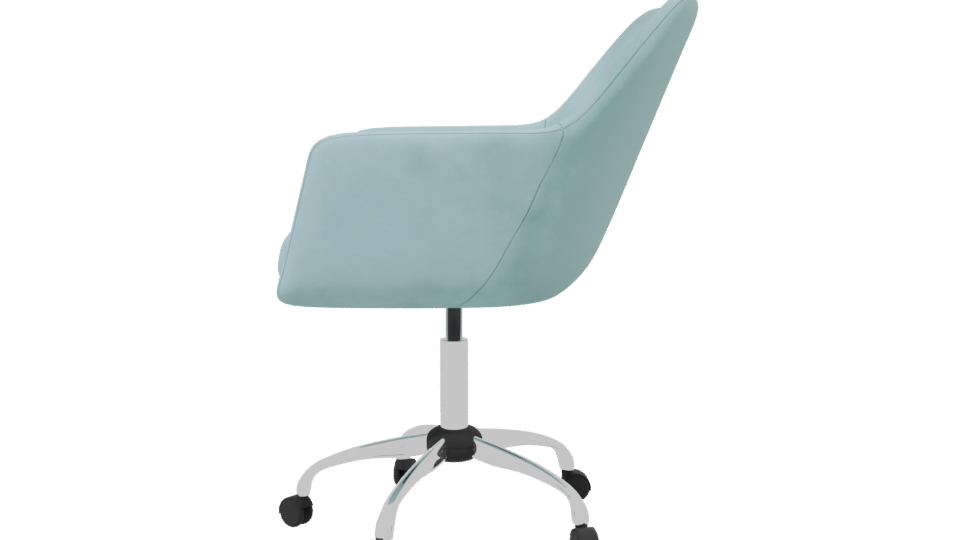 Stylish Modern Office Chair 3D Model - Professional 3D Model Render 2