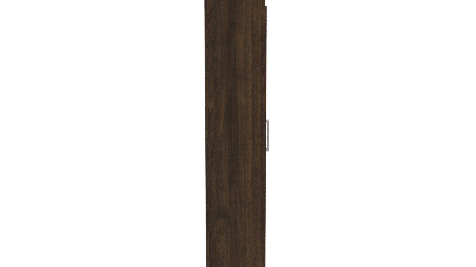 Stylish Wooden Wardrobe 3D Model - Professional 3D Model Render 8