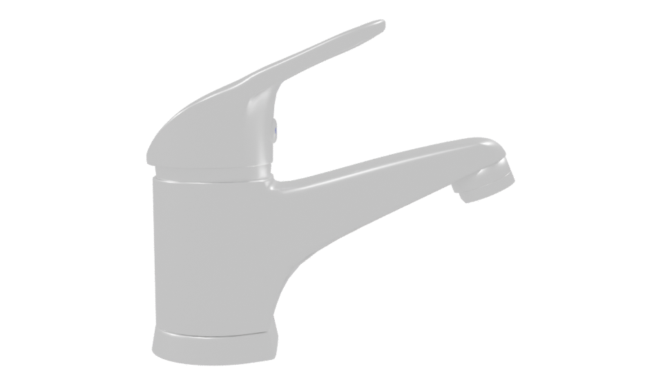 Modern Bathroom Faucet 3D - Professional 3D Model Render 8