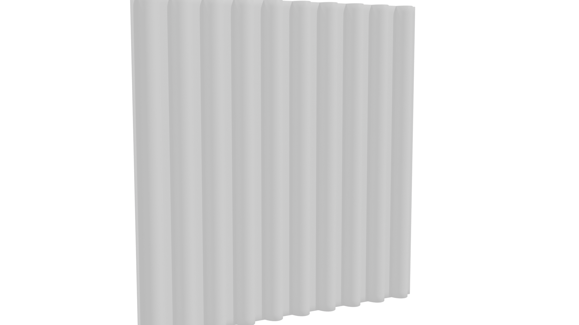 Stylized Vertical Wall Panel 3D - Professional 3D Model Render 7
