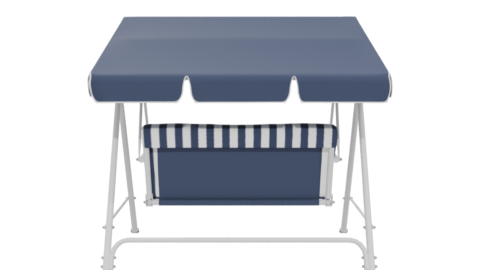 Stylish Outdoor Swing Bench Model - Professional 3D Model Render 5