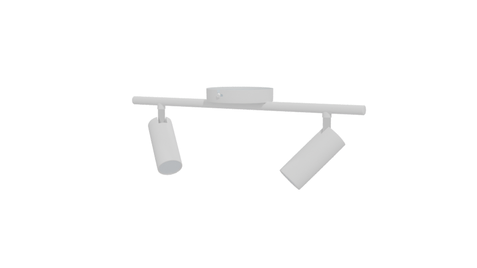 Lanark LED Double Light Fixture 3D - Professional 3D Model Render 12