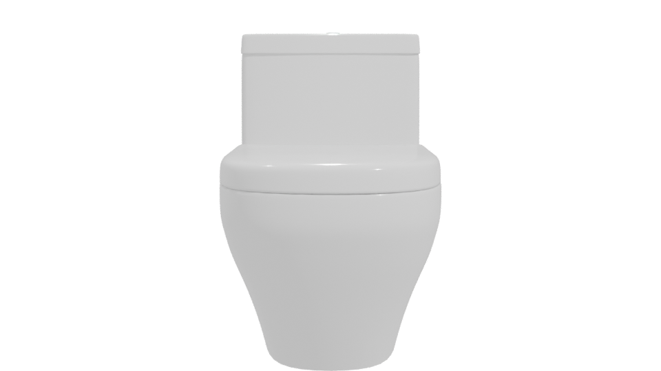 Stylish Modern Toilet 3D Model - Professional 3D Model Render 11
