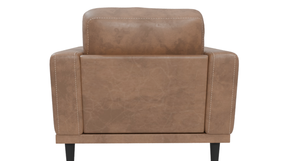 Stylish Modern Lounge Chair 3D - Professional 3D Model Render 5