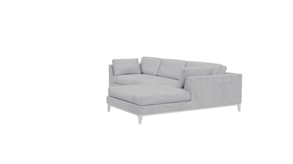 Modern Sofa Sectional Model 3D - Professional 3D Model Render 4