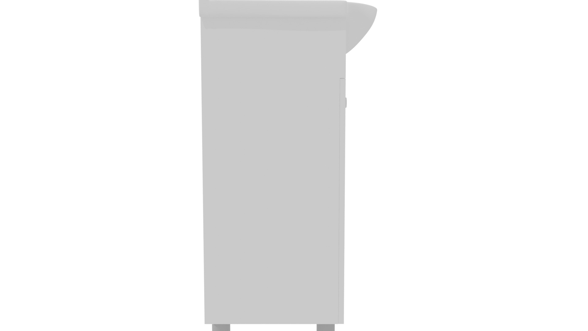 Stylish Bathroom Cabinet Model - Professional 3D Model Render 8