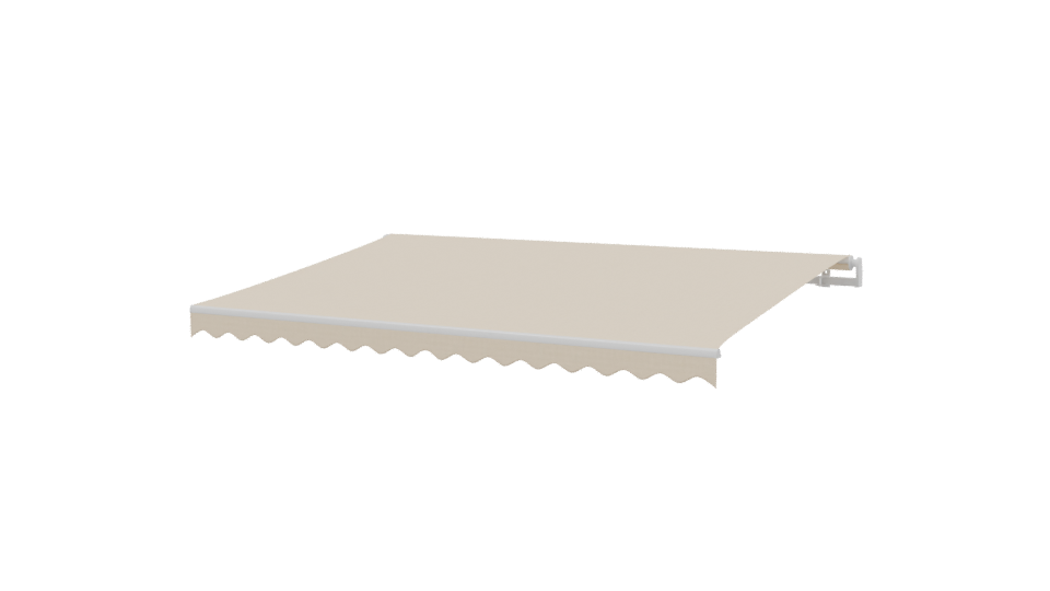 Stylish Beige Shelf Panel 3D - Professional 3D Model Render 3