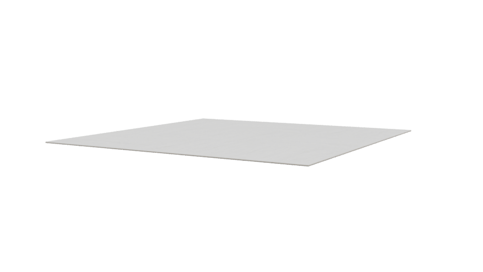 Minimalist White Floor Panel 3D - Professional 3D Model Render 9