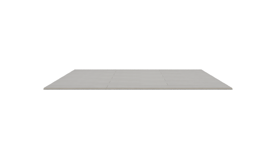Stylish Gray Floor Panel 3D - Professional 3D Model Render 2