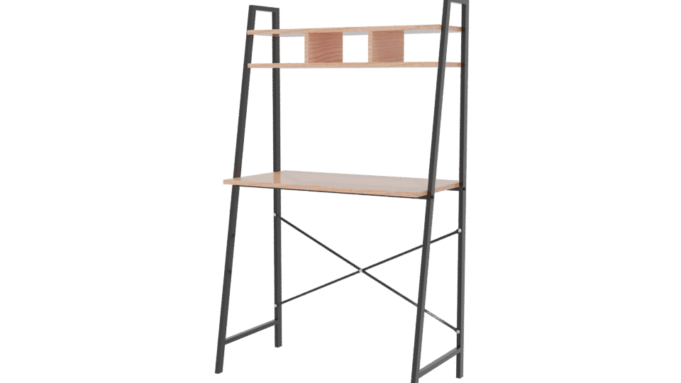 Industrial Bookshelf 3D Model - Professional 3D Model Render 6