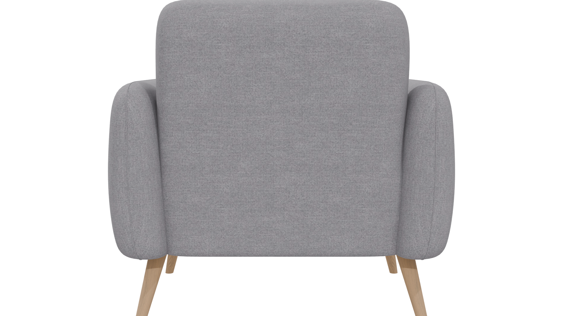 Stylish Modern Fabric Armchair 3D Model - Professional 3D Model Render 5