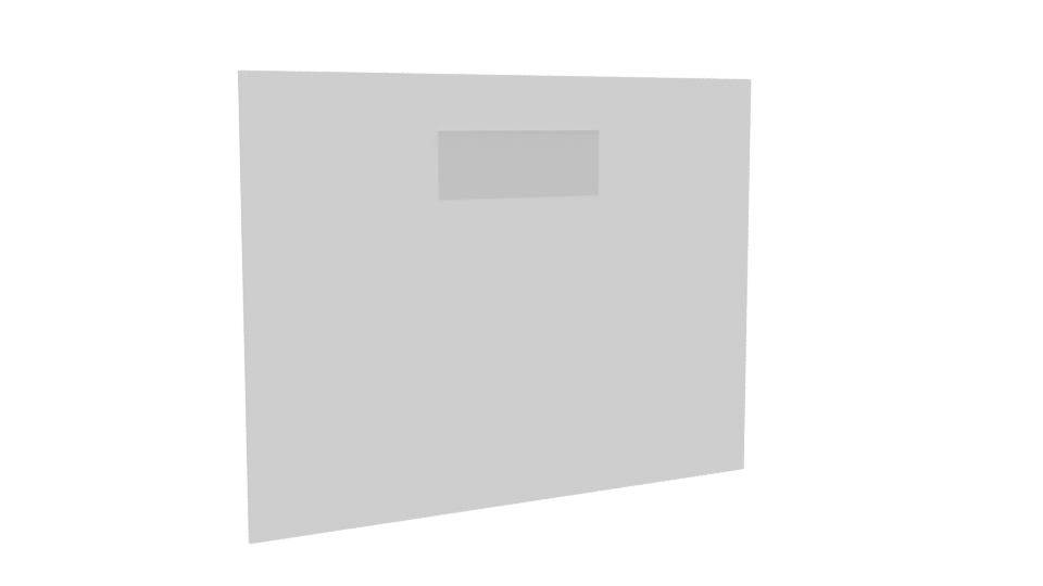 Minimalist Wall-Mounted Frame 3D - Professional 3D Model Render 4