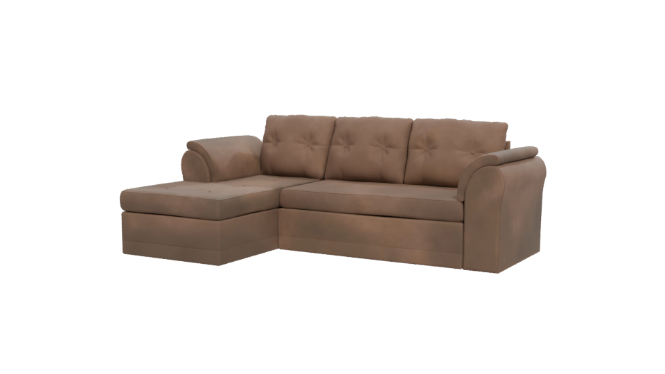Stylish Corner Sofa 3D Model - Professional 3D Model Render 12