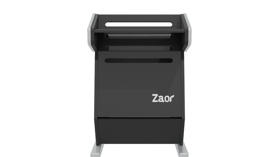 Minimalist Shopping Cart 3D Model - Professional 3D Model Render 5