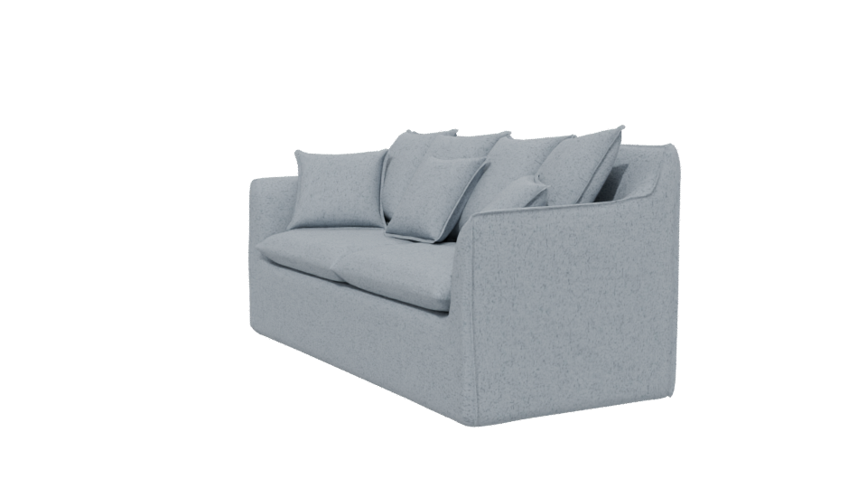 Stylish Modern Sofa with Cushions 3D Model - Professional 3D Model Render 13